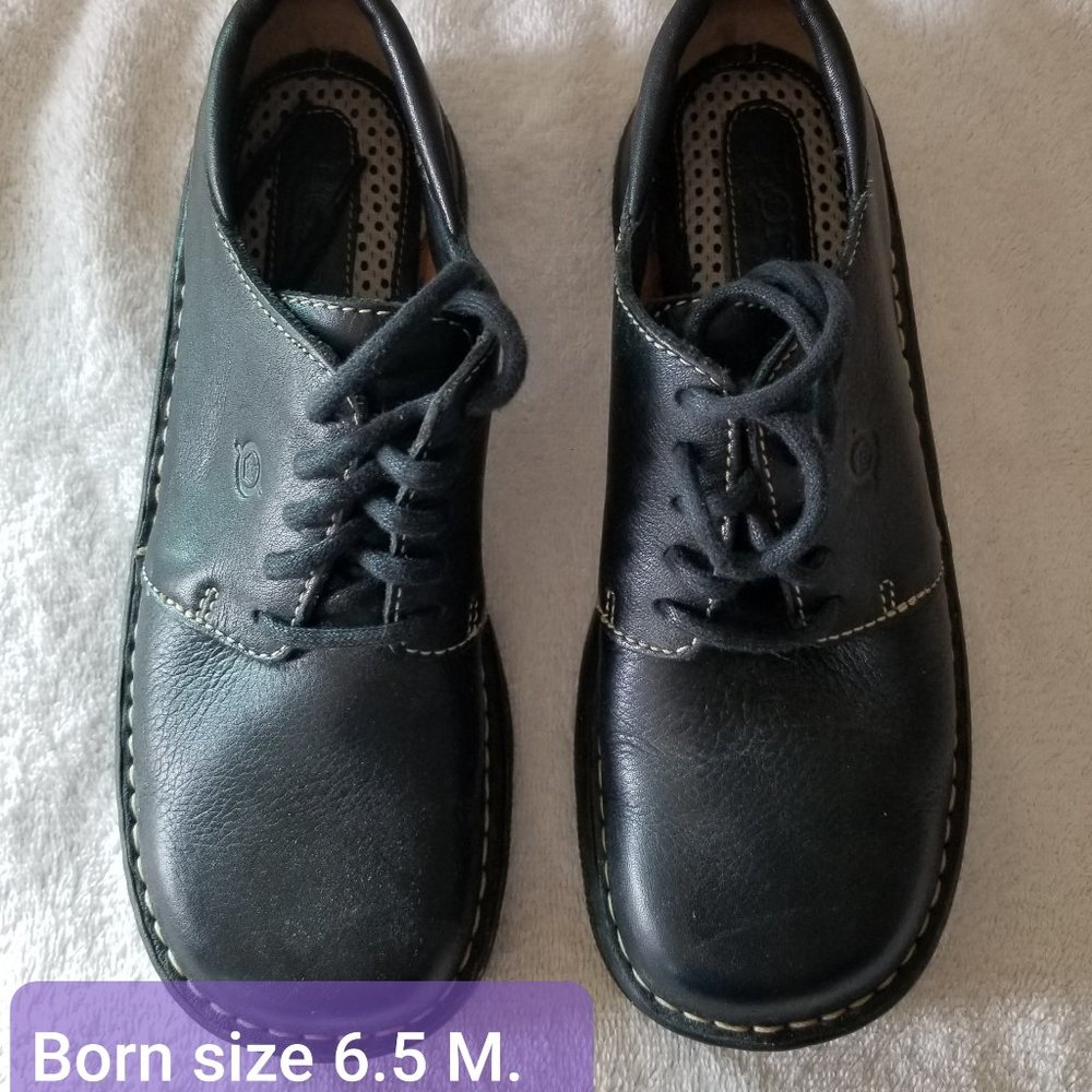 Born Black Leather Oxford